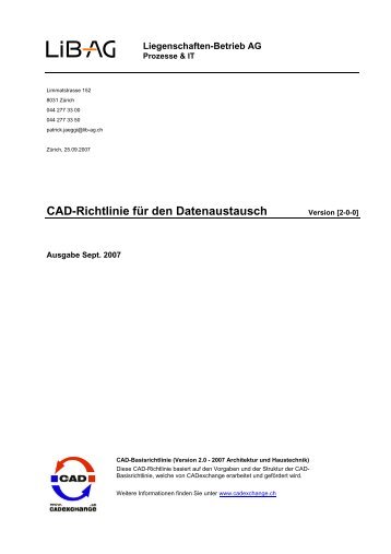 CAD-Richtlinie (deutsch) - CAD Exchange
