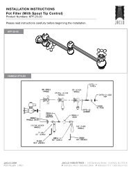 Pot Filler (With Spout Tip Control) - Jaclo