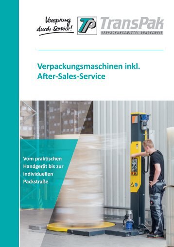 Verpackungsmaschinen inkl. After-Sales-Service