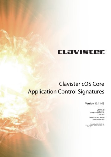 Clavister cOS Core Application Control Signatures - FTP Directory ...