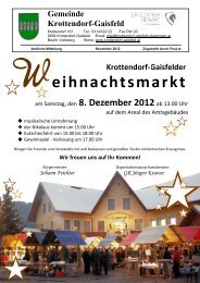 Amtliche Mitteilung November 2012 - Gemeinde Krottendorf-Gaisfeld