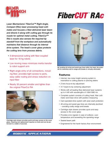 FiberCut RAc - Laser Mechanisms, Inc.