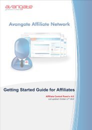 Getting Started Guide for Affiliates | Avangate Affiliates Network