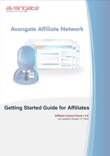 Getting Started Guide for Affiliates | Avangate Affiliates Network