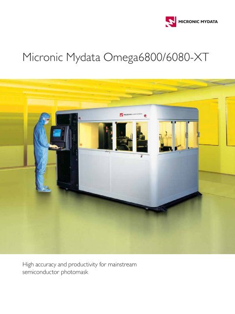 Omega6800/6080-XT product sheet - Micronic Mydata