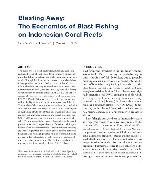 Cesar2000-Economics of Coral Reefs.pdf