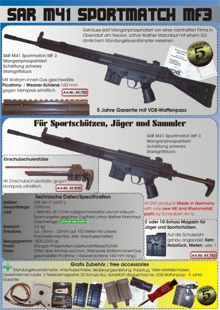 Art.Nr. 41.113 - Schwaben Arms GmbH