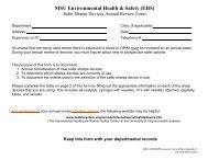MSU Environmental Health & Safety (EHS)