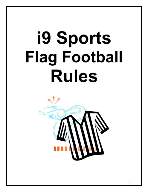 i9 Sports Flag Football Rules