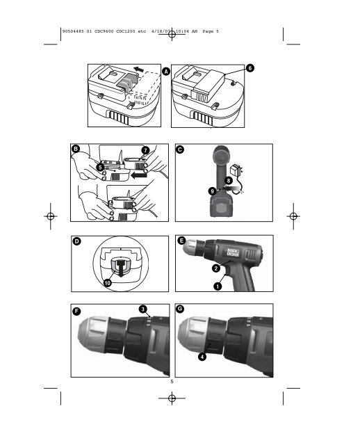 Image of Black & Decker CDC1200 on direct website