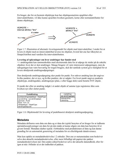 Specifikation for Fælles Objekt Typer (FOT) version 3.0 - FOTdanmark