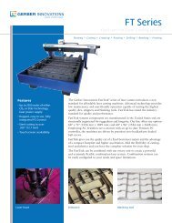 485/DT-M3000 Product Sheet - Gerber Innovations