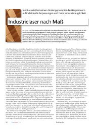 Industrielaser nach MaÃ - InnoLas Laser