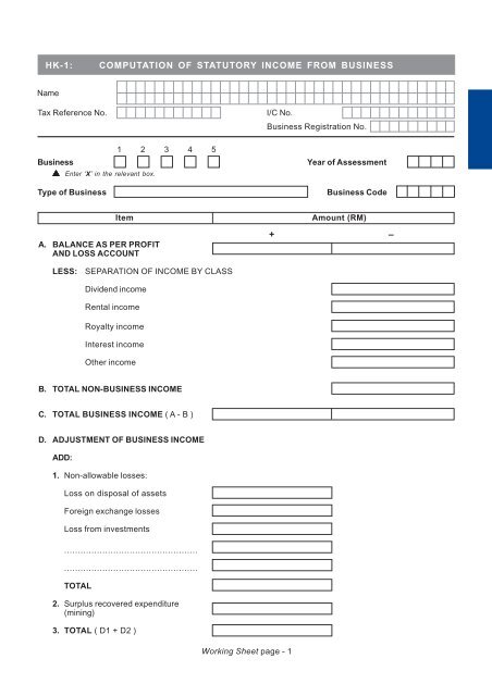 non-resident individual income tax - Lembaga Hasil Dalam Negeri