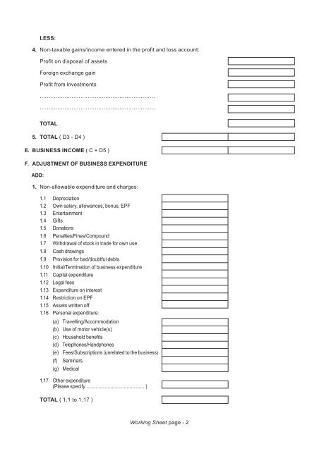 non-resident individual income tax - Lembaga Hasil Dalam Negeri