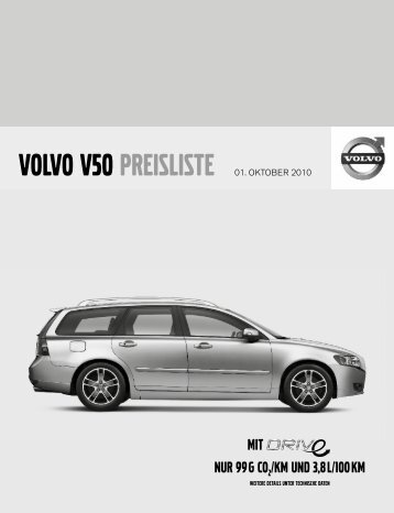 Preisliste - Volvo