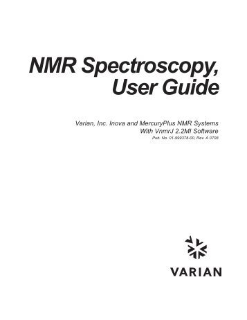 NMR Spectroscopy User Guide - UCSB Chem and Biochem NMR ...