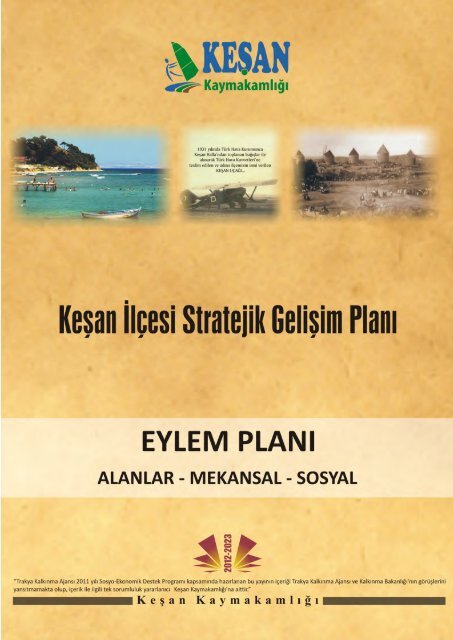 Keşan İlçesi Stratejik Gelişim Planı - Trakya 2023