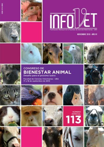 InfoVet 113 NÃºmero especial - Facultad de Ciencias Veterinarias