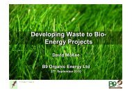 Dr David McKee, B9 Energy.