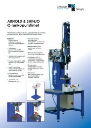 ARNOLD & SHINJO C-runkopuristimet - CLE group