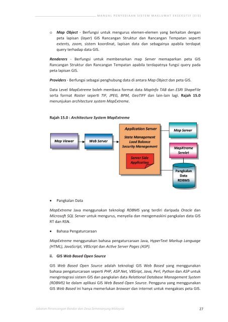 Manual Penyediaan Sistem Maklumat Eksekutif (EIS) - JPBD