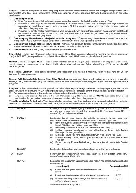 Nota Penerangan BE 2008 - Lembaga Hasil Dalam Negeri