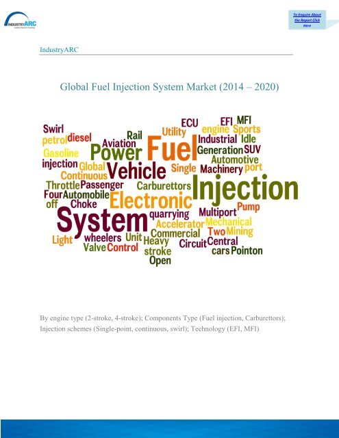 Global Fuel Injection System Market (2014 – 2020)