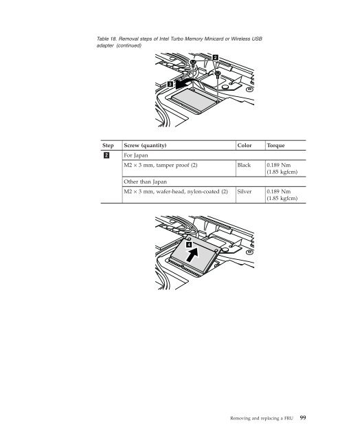 Thinkpad T500 and W500 Hardware Maintenance Manual - Lenovo