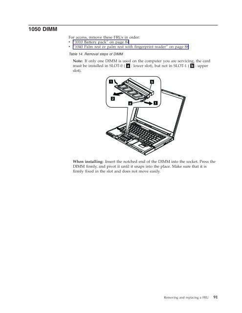 Thinkpad T500 and W500 Hardware Maintenance Manual - Lenovo