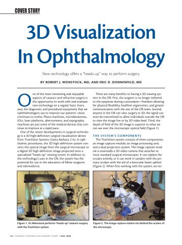 3D Visualization In Ophthalmology - TrueVision Systems