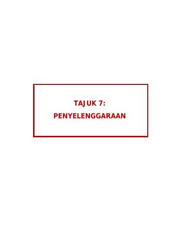 TAJUK 7: PENYELENGGARAAN - ePerolehan