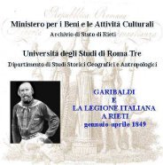 GARIBALDI E LA LEGIONE ITALIANA A RIETI NEL 1849 Inventario ...