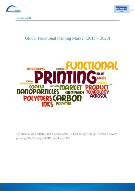 Global Functional Printing Market (2015 – 2020)
