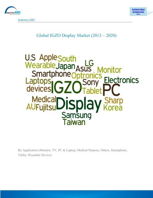 Global IGZO Display Market 