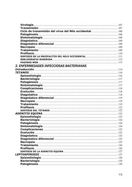 enfermedades infecciosas de los equinos - Facultad de Ciencias ...