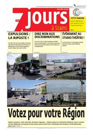 EXPULSIONS : LA RIPOSTE ! - Ville de Stains