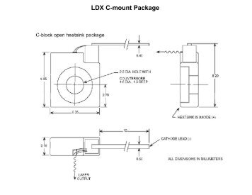 LDX C-mount Package - RPMC Lasers