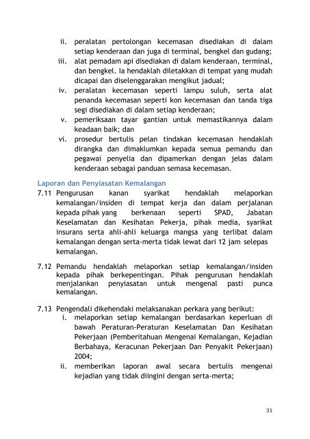 buku panduan spad icop – keselamatan untuk pengendali bas