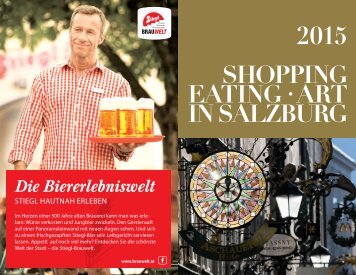 2015 SHOPPING EATING . ART IN SALZBURG