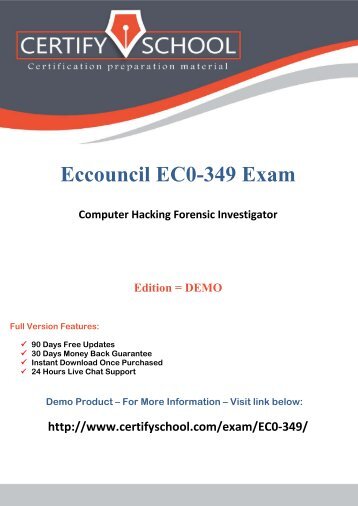 EC0-349 Exam
