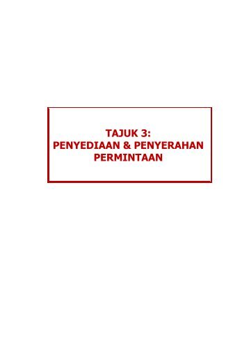 tajuk 3: penyediaan & penyerahan permintaan - ePerolehan