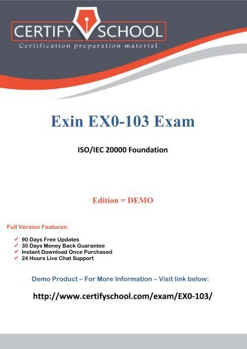 EX0-103 Exam