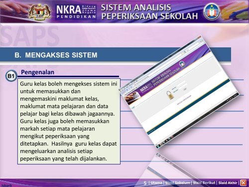 SISTEM ANALISIS PEPERIKSAAN SEKOLAH - SAPS - KPM