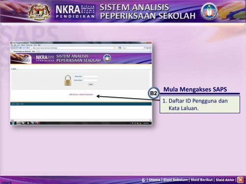 SISTEM ANALISIS PEPERIKSAAN SEKOLAH - SAPS - KPM