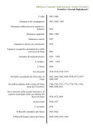 Elenco dei giornali e periodici senesi digitalizzati - Biblioteca ...