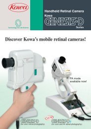 Product Brochure - Kowa Medical