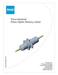 2-channel fiber optic rotary joints - Futurexusa.com