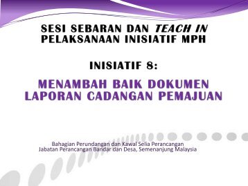 Inisiatif 8 : Menambah Baik Manual LCP+Format - JPBD