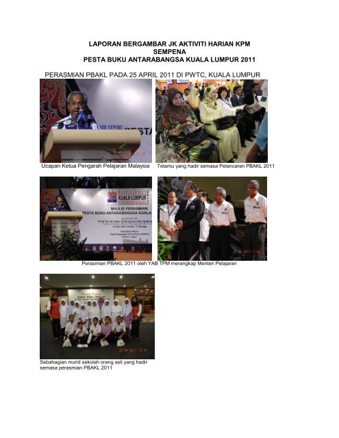 Laporan Bergambar Pbakl 2011